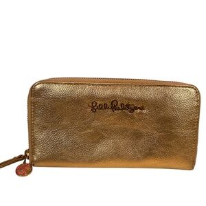 Lilly Pulitzer Gold Shimmer Wallet